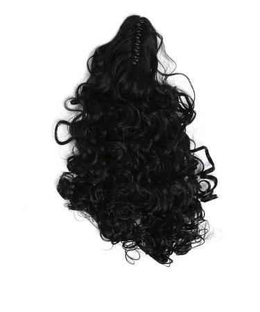 WIG ME UP 9563B-1 Long Curly Black Braid Ponytail Hairpiece - 60 cm Voluminous Curly Extensions for Stunning Looks - Buy Online on GoSupps.com