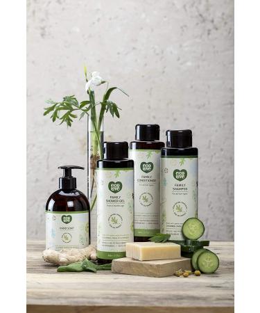 ecoLove Organic Liquid Hand Soap - Cucumber, Spinach & Parsley | Vegan, SLS & Paraben-Free, 17.6 oz - Buy Online on GoSupps.com