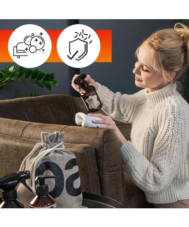 Oa Leather Care Cleaner 500ml - 100% PFC Free | Effective Leather & Synthetic Cleaner for Sofa Car Seats Handbags Shoes & Jackets - Buy Online on GoSupps.com