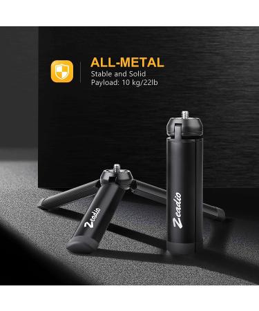 Zeadio Metal Mini Tripod - Desktop Tabletop Stand for Smooth 4, Osmo Mobile, Vimble 2, Gimbal Grip Stabilizer - Compact and Versatile - Buy Online on GoSupps.com