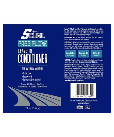 Luster's SCurl Free Flow Leave-In Conditioner | Moisturizing Hair Care for All Hair Types | International Shipping Available - Buy Online on GoSupps.com
