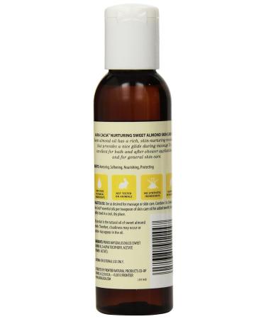 Aura Cacia Sweet Almond Oil 120ml - Pure Natural & Nourishing - Shop Internationally - Buy Online on GoSupps.com