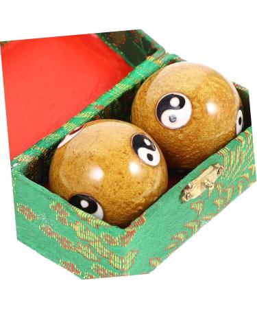 8 STK Healeved Massage Globe Balls - Stress Relief & Meditation Tool - Metal Hand Rolling Balls for Wrist Massage - Buy Online on GoSupps.com