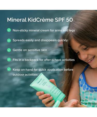 Bundle of MDSolarSciences Mineral KidStick SPF 40 & KidCr me SPF 50 | Gentle Broad-Spectrum Kids Sunscreen | Water-Resistant | Easy Glide-On Zinc Formula Safe for Sensitive Skin | Non-Greasy - Buy Online on GoSupps.com