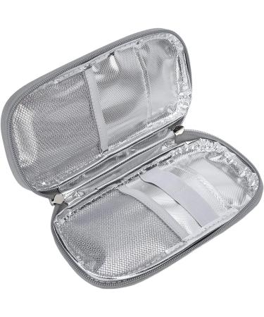 Diabetic Medication Cooler Bag - Multi-Layer Case for Travel - Easy Open Design - Blue - Buy Online on GoSupps.com