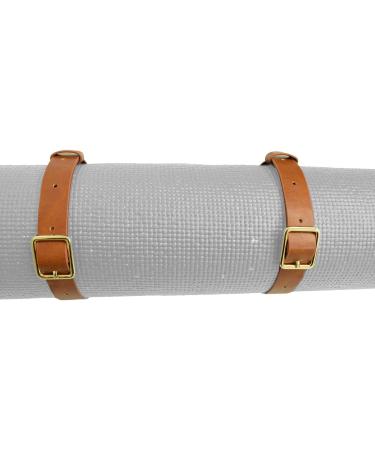 Vegan Leather Yoga Mat Carrier Sling | Adjustable Blanket Strap | Bedroll Straps - Buy Online on GoSupps.com