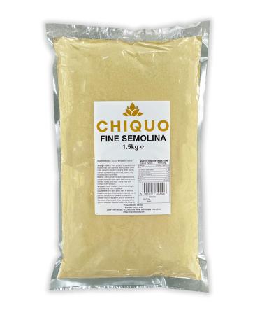 Chiquo Semolina Fine 1.5kg - Buy Online on GoSupps.com