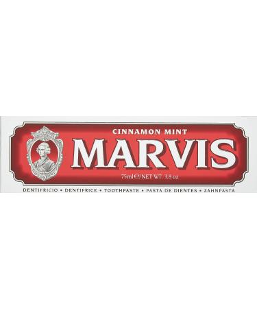 Marvis Cinnamon Mint Toothpaste 3.8 oz - Freshens Breath and Whitens Teeth - Buy Online on GoSupps.com