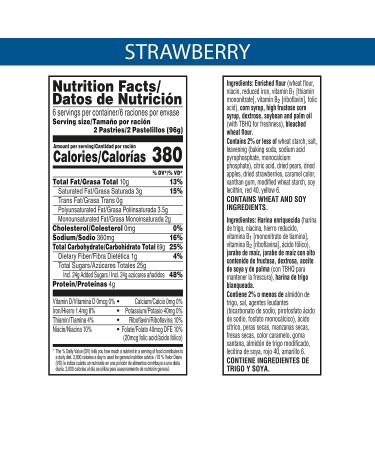 Pop-Tarts Unfrosted Strawberry Toaster Pastries - 20.3oz Box (12 Pack) | Breakfast Foods & Kids Snacks - Buy Online on GoSupps.com
