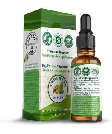 Propolis Health Premium Brazilian Green Propolis Bundle: 1000mg Capsules with Vitamin E & Green Propolis Extract Liquid - 50 Days Capsule & 30 Days Liquid Supply for Immune Support - Buy Online on GoSupps.com