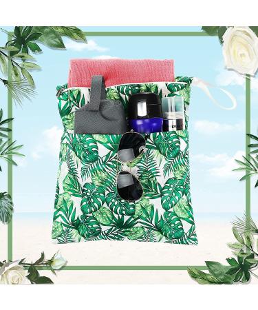 Waterproof Wet Bag Set - 4 Pieces Reusable Washable Wet Dry Bags for Travel, Beach, Swimwear, Diapers - Hawaii Design - 12 x 14 Inch - Buy Online on GoSupps.com