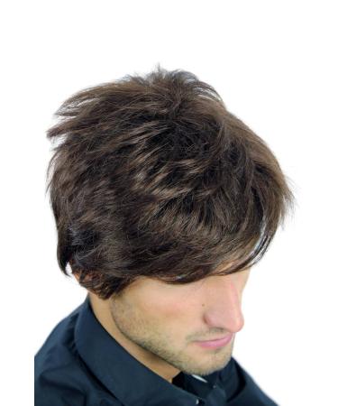 WIG ME UP WL-2362-4/33 Men's Wig - Brown Reddish Brown Mixed - Premium Full Hair Style for Men - Buy Online on GoSupps.com