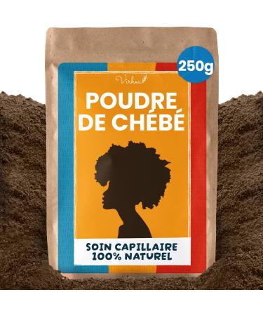 Poudre de Chebe Naturelle 250g - Soin Capillaire Traditionnel du Tchad Pour la Pousse et le Renforcement des Cheveux