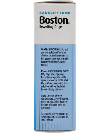 Bausch+Lomb Rewetting Drops for RGP Contact Lenses 1/3-Oz Bottles (Pack of 3) - Buy Online on GoSupps.com