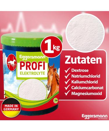 EGGERSMANN My Horse Feed Professional Electrolyte 1kg - Essential Supplement for Equine Nutrition & Hydration During Intensive Training - Buy Online on GoSupps.com