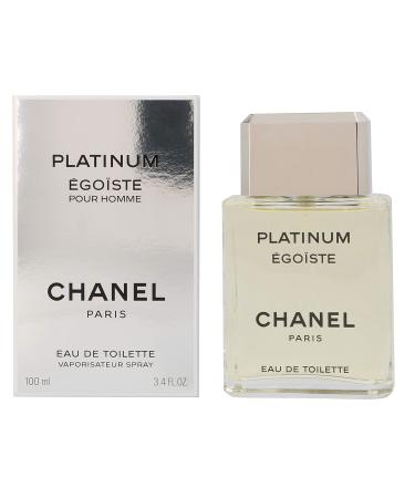 Egoiste Platinum by Chanel for Men Eau De Toilette Spray 3.4 Ounce 3.4 Fl Oz (Pack of 1) - Buy Online on GoSupps.com