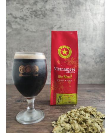 Vietnamese Coffee Co - "Bia Blend" (Hops Citrus Malty) - 220g Whole Beans - Buy Online on GoSupps.com