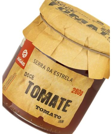 Tomato Jam - Set of 3 x 280g Jars - Hand Harvested Tomatoes - Ideal for Desserts and Breakfasts - No Colouring or Preservatives - Portuguese Gourmet Product - Buy Online on GoSupps.com