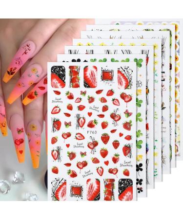 Nail Art Stickers: 24 Self-Adhesive Decals for Creative Nail Designs - Large Sheets Included | Nail Supplies Kit - Buy Online on GoSupps.com