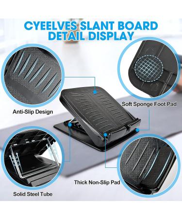 Adjustable Slant Board for Calf Stretching & Physical Therapy | Plantar Fasciitis Relief | Leg & Ankle Exercise Equipment - Buy Online on GoSupps.com