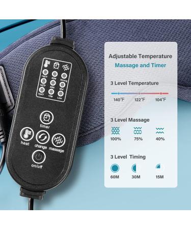 Heated Massage Eye Mask with 3 Vibration Modes | USB Heating, 3D Contoured Sleep Mask for Dry Eyes | Men Women | Timer & Hot Compress for MGD Relief - Buy Online on GoSupps.com