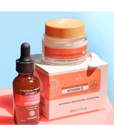 Advanced Anti-Aging Facial Moisturizer with Vitamin E A C Retinol & Hyaluronic Acid - Hydrating Tightening & Brightening (50ml - Buy Online on GoSupps.com