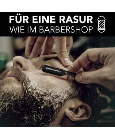 Anthony Brown Black Razor Set - Unique Precision Blade Head Replaceable Blades & Etui - Premium International Shipping - Buy Online on GoSupps.com