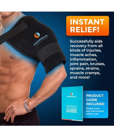 Large Flexible Gel Ice Pack & Wrap for Instant Pain Relief - Cold Therapy for Hips, Shoulders, Elbow, Back, Knees - Ideal for Injuries, Swelling, Arthritis, Bruises & Sprains - Buy Online on GoSupps.com