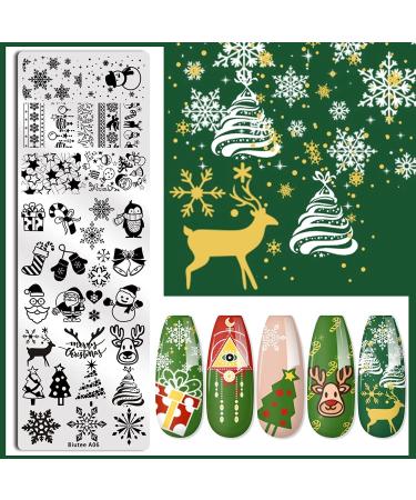 Biutee Nail Stamp Plates Set - 10 Plates, 1 Stamper, 1 Scraper, Nails Art Stamping Kit for Flower, Star, Animal, Heart, Love, French Tip Designs - Buy Online on GoSupps.com