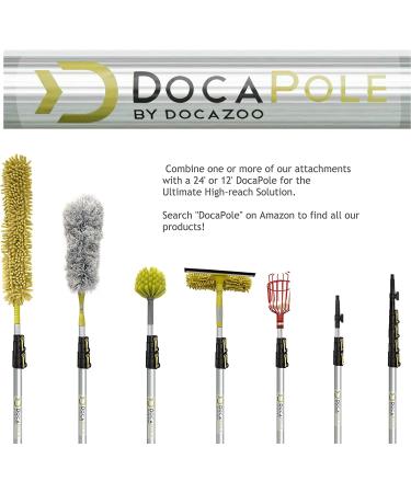 DocaPole 20ft Window Washing Kit with Telescoping Pole and Squeegee Combo - Extendable 5-12ft Reach | Single Pivot | Pack of 1 - Buy Online on GoSupps.com