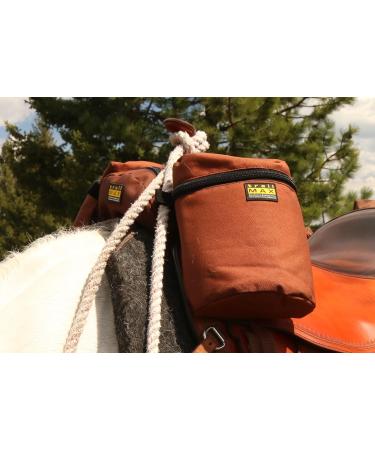 Trailmax Original Pommel Pocket Saddle Bag - Cell Phone Horn Bag for Western & Endurance Saddles in Sunset Chevron (Orange/Evening Red) - Ideal for Trail Riding - Buy Online on GoSupps.com