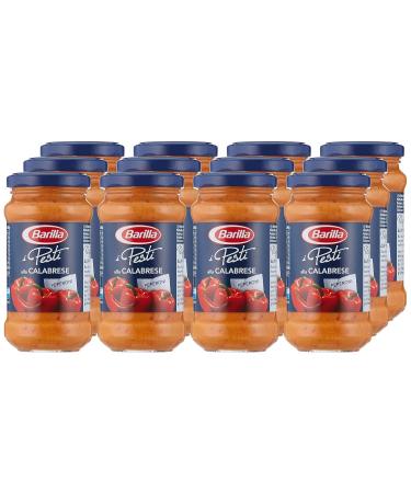 Barilla Red Pesto alla Calabrese 12-Pack (12x190g) - Authentic Italian Flavor for International Shipping - Buy Online on GoSupps.com