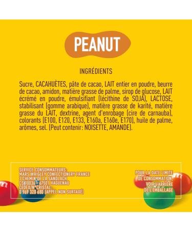 M&M'S PEANUT - Milk chocolate and peanuts sweets - 3 sachets of 45g - Buy Online on GoSupps.com