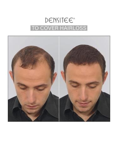 Pour Hair Scatter - Hair Sealing Powder for Thicker Voluminous Hair | Hides Hair Loss & Baldness in Men & Women | 28g Dark Brown - Densitee  - Buy Online on GoSupps.com