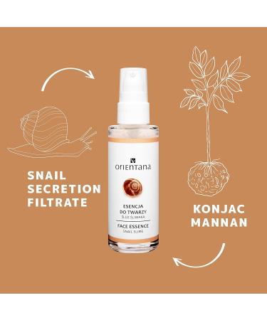 Orientana Snail Mucus Face Mask | 98.6% Natural Anti-Aging Gel Moisture Mask for Demanding Skin | Reduces Acne & Discoloration - 50ml - Buy Online on GoSupps.com