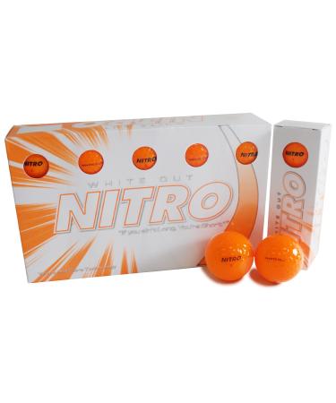 Nitro White Out Ball (15-Pack), Orange