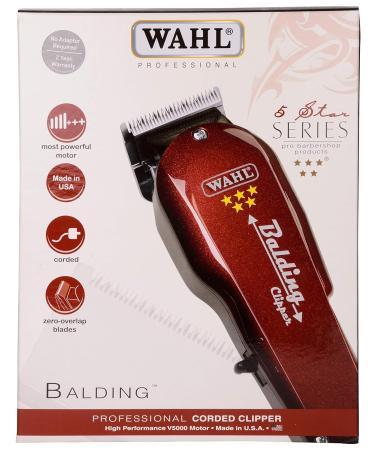 5 Star Balding Clipper Model #8110 - Professional Hair Clipper for Smooth Bald Cuts - International Shipping Available - Buy Online on GoSupps.com