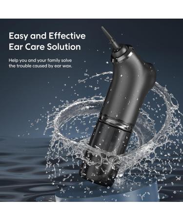 Electric Ear Wax Removal Kit - Safe & Effective Cleaner with 4 Pressure Settings - for Adults & Kids (Black) - Buy Online on GoSupps.com