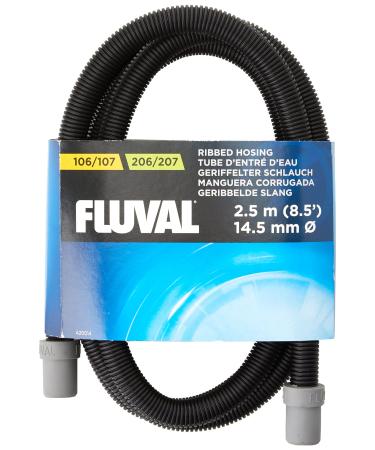 Fluval of ripened replacement hose 2.5m diameter 24/28 mm for fluval external filter 104 204 105 205 106 and 206 black/gray 105/106/206