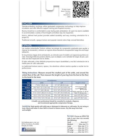 Truform Short Length Surgical Stockings | 18 mmHg Compression for Men & Women | Closed Toe Beige | Medium Size (1 Pair) - International Shipping Available - Buy Online on GoSupps.com