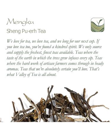 Buy Mengku Pu-Erh Tea from Yunnan China - Premium Sheng Chinese Loose Leaf Puerh - 100g Organic Puer Tea for Wellness - Buy Online on GoSupps.com