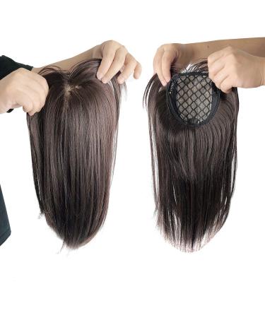 35cm Free Part Silk Base Head Forehead Wiglet with Bangs - Light Brown - Buy Online on GoSupps.com