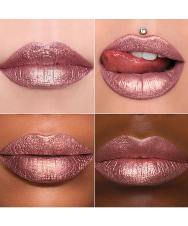 Buy MAKI YIKA Metallic Pink Lipstick - Long-Lasting No Smudge Glitter Lip Gloss for Women | BR010 Sweet Sugar - Buy Online on GoSupps.com