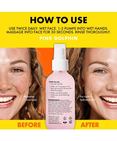 Pink Dolphin Lulo Fruit Antioxidant Facial Cleanser | Vitamin C & Vegan Face Wash for Women | Citrus Scent | Colombian Beauty Skin Care | 4oz - Buy Online on GoSupps.com