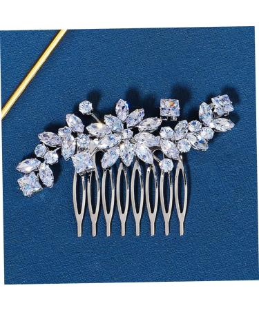 Didiseaon Hair Topper Crystal Side Hair Comb Crystal Hair Comb Hair Accessory for Girls Flower Girl Headpiece Hair Accessories for Prom Wedding Hair Comb Combs Alloy Dress Hair Piece Bride - Buy Online on GoSupps.com