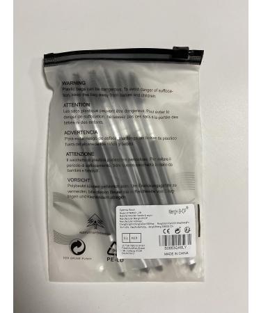 Buy Eyebrows Brush Dual Ended 2 in 1 Angled Eyebrow & Spool Brush - Mini Eyelash Brush Set (8 Pieces) - Perfect for Eyebrow Powder Application - Black - Buy Online on GoSupps.com