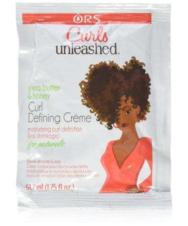 Curls Unleashed Shea Butter and Honey Curly Coil Rich Style Creme  1.75 Ounce Travel Packet (Pack of 1)