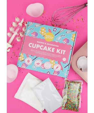 Baking And Decorating Letterbox Cupcake Making Kit Fun family activity perfect Valentines and Mothers day Gift 520g - Treat Kitchen - Buy Online on GoSupps.com