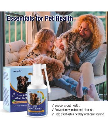 Pet Oral Care Spray Pet Clean Teeth Cleaning Spray for Dogs & Cats Pet Breath Freshener Spray Care Cleaner Teeth Cleaning Spray for Dogs & Cats - Buy Online on GoSupps.com