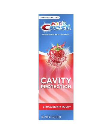 Crest Crest Kids Anticavity Cavity Protection Fluoride Toothpaste for Children Strawberry Rush 4.2 Oz 